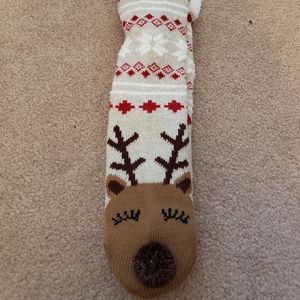 Knee high slipper socks